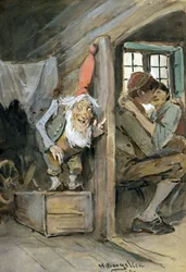 Be Lurking (akwarela na papierze)
