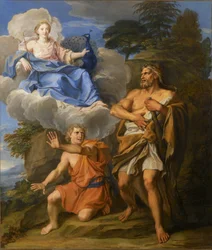 Francuski:  Junon apparaît à Hercule Historia Herkulesa - Junona i Herkules