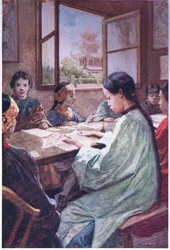 Chińska szkoła ok. 1900