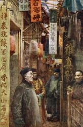 Ulica w kantonie w Chinach