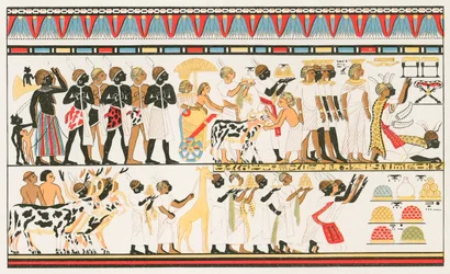 Dzieło sztuki chamickiej: Napisy na ścianach Starego Egiptu