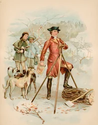 Młody Waszyngton, geodeta