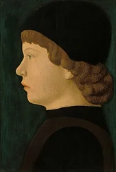 Portret profilowy chłopca