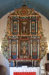 Ołtarz, kościół Mo I Rana, 1765 (drewno malowane)