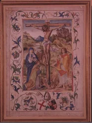 Chrystus na krzyżu (welum)