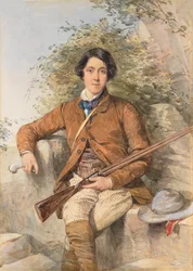 Portret Heneage Finch, 6. hrabia Aylesford (wc powiększony białym)