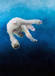 Ursus maritimus 1, 2010 (akryl na płótnie)