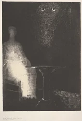 Poniżej widziałem mgliste kontury ludzkiej postaci, 1896.