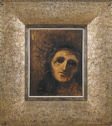 Chrystus (węgiel i czarna kreda na papierze)