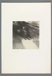 Des larves si hideuses La Maison Hautée, 6 litografii okładka strona tytułowa Nawiedzony dom, La Maison Hantée, ilustracje do tekstu: Bulwer-Lytton, przetłumaczony na francuski przez René Philipona, (tytuł serii)