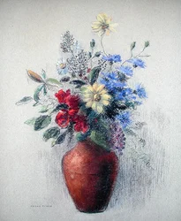 Kwiaty (pastel na papierze)