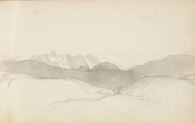 Strona ze szkicownika „Kraj Basków”, 1862-63