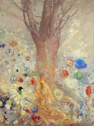 Budda - Obraz Odilona Redona (1840-1916)