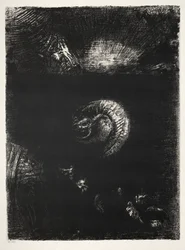 Kuszenie św. Antoniego Pierwsza seria: Powstają wszelkiego rodzaju przerażające stworzenia, 1888.