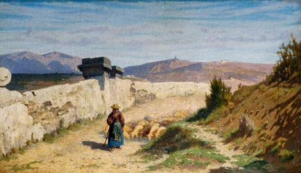 Pecoraia (pasterka) (olej na płótnie)