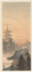Pagoda i tęcza
