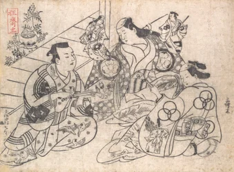 Scena z dramatu, 1710-13., 1710-13.