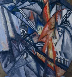 Pożar w mieście, 1913
