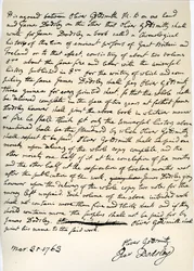 Zgoda Olivera Goldsmitha na pisanie dla Jamesa Dodsleya, 31 marca 1763.
