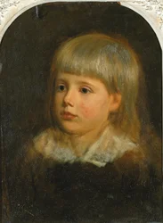 Charles Downing Lay, Portret syna artysty, ca. 1881-1883.