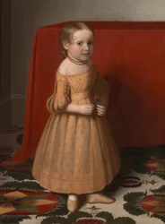 Portret młodej dziewczyny z różą