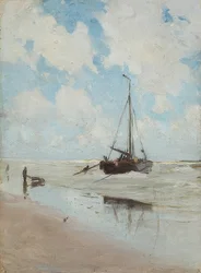 Łódź rybacka na plaży