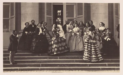Compiègne, Prezentacja księcia cesarskiego, 1856.
