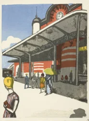 Stacja Tokio, z serii „Wspomnienia z Tokio (Tokyo kaiko zue)