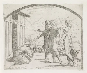 Abraham i trzej aniołowie Obrazy w loggii Rafaela (tytuł serii)