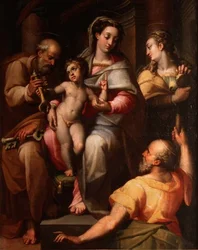 Święta Rodzina ze św. Piotrem i św. Marią Magdaleną