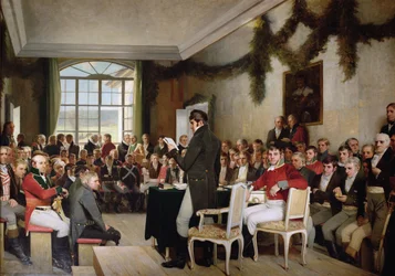 Zgromadzenie Narodowe w Eidsvoll uchwala konstytucję Norwegii w 1814 roku