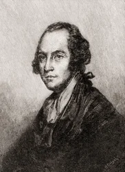 Aaron Burr, Jr., z The History of Our Country, wyd. 1905 (drzeworyt)