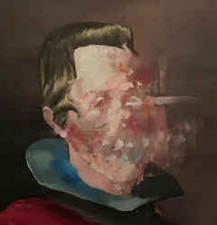 Velazquez Disintegrating, 2020-2025 (akryl i olej na płótnie)