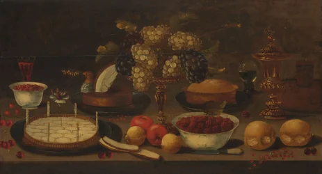 Martwa natura z bankietu, ok. 1620-1650 (olej na płycie)