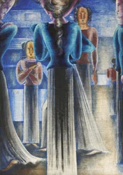 Grupa niebieskich kobiet, 1931