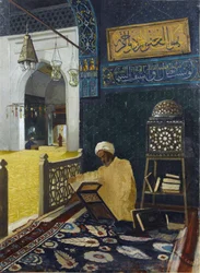 Recytacja Koranu - Osman Hamdi Bey w Peinture