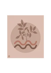 Minimalistyczne botaniczne fale