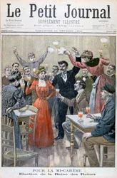 Środek Wielkiego Postu, wybór Królowej Królowych, 1900