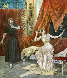 Sibyl Sanderson i Francisque Delmas