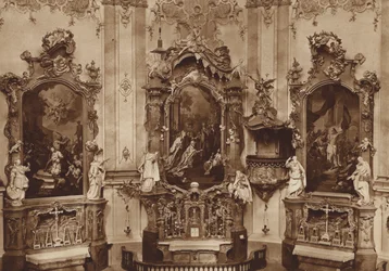 Klasztor-Kościół Ettal, Ołtarze boczne