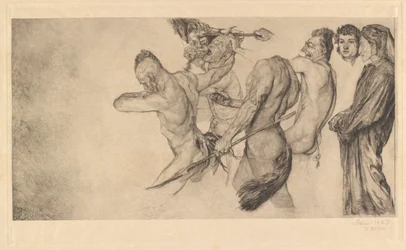 Dante i Virgil odwiedzają piekło (Inferno Canto 22)