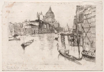 Wejście do Canal Grande, 1880.