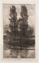 Topole, Ogród Królewski, Schleissheim, 1879.