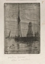 Molo rzeczne, 1890.