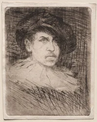 Autoportret w kostiumie, 1880.