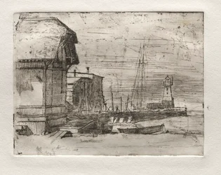 Zachodnie molo, 1878.