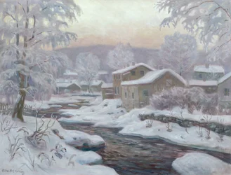 Zima nad rzeką (obraz)