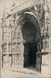 „Wejście do kościoła św. Merri”, 1915