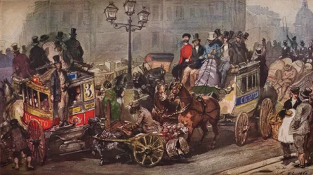 „Scena w cyrku Ludgate”, 1850