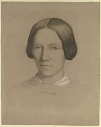 Portret Emilie Scholderer, matki artysty, en face